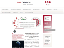Tablet Screenshot of onecreation.org